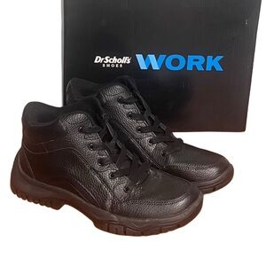 Dr. Scholl's Men's Charge Wide Slip and Oil Resistant Safety Work Boot Sz 8 Wide